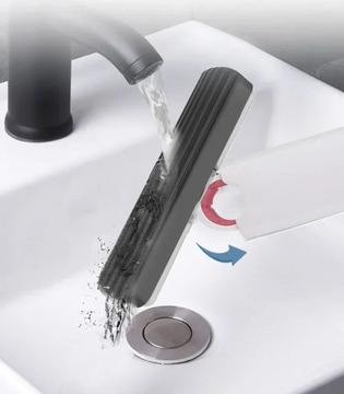 МИНИ-ШВАБРА С СОЕДИНИТЕЛЕМ, ПОРТАТИВНАЯ ДЛЯ МЫТЬЯ ОКОН, АВТОМАТИЧЕСКИЙ ПОГЛОЩАТЕЛЬ, СКЛАДНАЯ