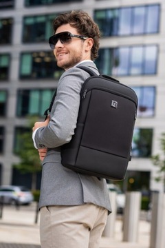 БИЗНЕС-РЮКЗАК ДЛЯ НОУТБУКА С USB-разъемом ВОДОНЕПРОНИЦАЕМЫЙ SLIM HUGH BUTLER VINCENT