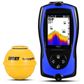 ECHO-SONDA Wędkarska Fish Finder SONAR do Łódki Zanętowej - BEZPRZEWODOWA