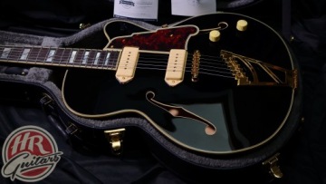 D'Angelico EXCEL 59 Solid Black, Seymour Duncan, полый корпус