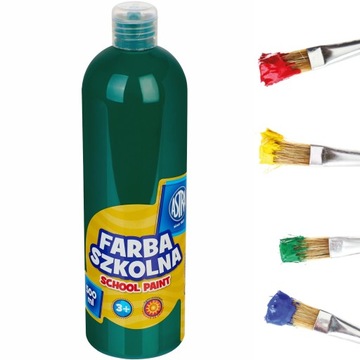Astra FARBA SZKOLNA PLAKATOWA 500 ml ciemnozielona