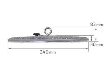 ПРОМЫШЛЕННАЯ СВАРКА ВЫСОКАЯ СВЕТОДИОДНАЯ UFO 150W IP65 4000K