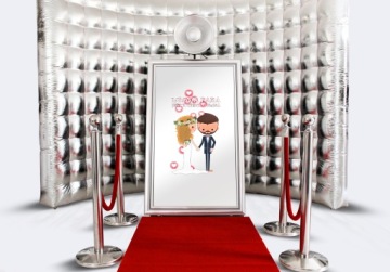 MAGIC MIRROR 65-ФУТОВАЯ ФОТО-КАБИНА ФОТО-ЗЕРКАЛО Фотобудка