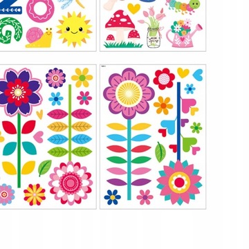 9 шт. пасхальные наклейки на стену