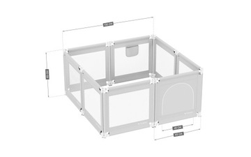 ДЕТСКИЙ PENNY Модульная складная устойчивая TULANO Cozy 51 Без пола