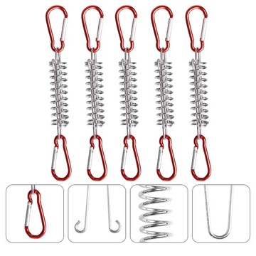 ВЕТРОЗАЩИТНАЯ ПРУЖИННАЯ ПРЯЖКА НАТЯЖЕНИЯ ВЕРОВКИ ПАТРЫ