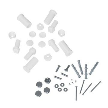 GRZEJNIK ŁAZIENKOW KALORYFER NOWOCZESNY DRABINKOWY BIAŁY 80x40 cm RAVEN