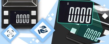 WAGA ELEKTRONICZNA JUBILERSKA 0.001- 20g LCD PRZENOŚNA KIESZONKOWA+BATERIE