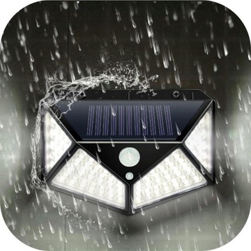 СОЛНЕЧНАЯ ЛАМПА С ДАТЧИКОМ ДВИЖЕНИЯ СУМЕРКИ 100 светодиодов