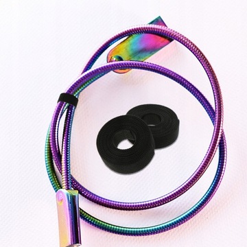 3 кабельных стяжки зацепите и плотно оберните