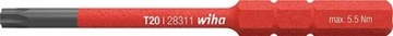 Bit TORX T25x90mm wkrętakowy slimBit VDE Wiha