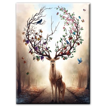 Obraz na płótnie The Magic Deer 40x60cm