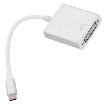 ADAPTER USB C do DVI 24+5 KABEL PRZEJŚCIÓW MacBook