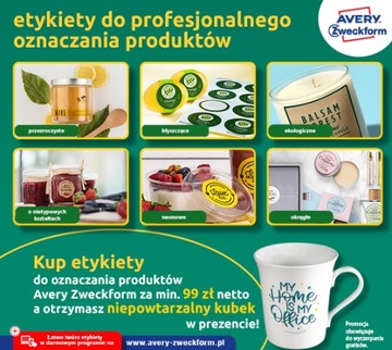 Этикетки Avery универсальные съемные 17,8х10мм 30а