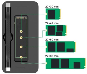 Док-станция-концентратор 8 в 1 USB C 3.0 3.1 SD TF HDMI M.2 NVMe 10 ГБ SSD MC15 60 Вт