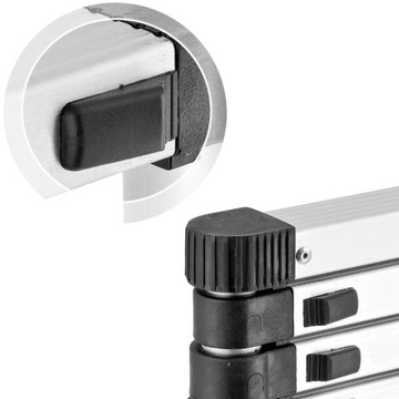 ШАРНИРНАЯ АЛЮМИНИЕВАЯ ТЕЛЕСКОПИЧЕСКАЯ ЛЕСТНИЦА Geko G02449 [5м] 150кг