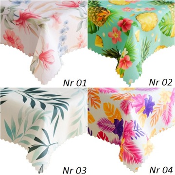 СКАТЕРТЬ ПЯТНЕУСТОЙЧИВАЯ 140x220 ПОЛИРОВКА РАЗНЫЕ УЗОРЫ №.