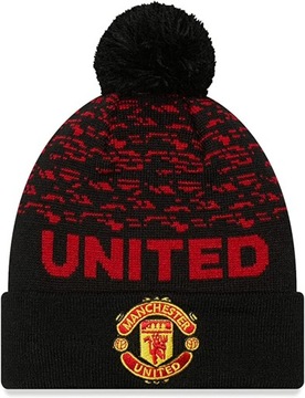 Manchester United czapka zimowa z pomponem New Era
