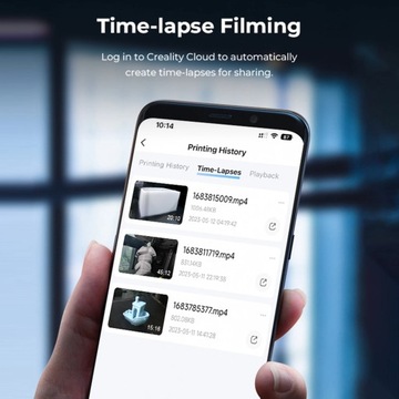 Камера Creality AI, совместимая с покадровой съемкой в ​​качестве K1/K1 MAX HD