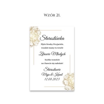 Подвески-бутылки STAROSTÓWKA свадьба свадьба 24x