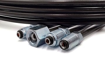 Przewody hamulcowe stalowe BMW e39 sedan TYŁ OEM!!!
