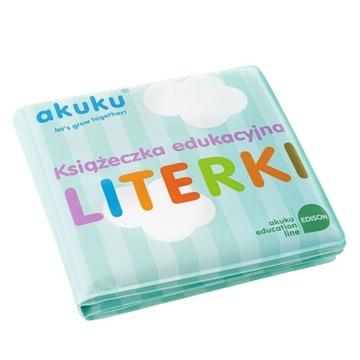AKUKU KSIĄŻECZKA EDUKACYJNA Z PISZCZKIEM DO WODY