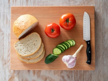 ТОЛСТАЯ КУХОННАЯ ДЕРЕВЯННАЯ РАЗДЕЛОЧНАЯ ДОСКА