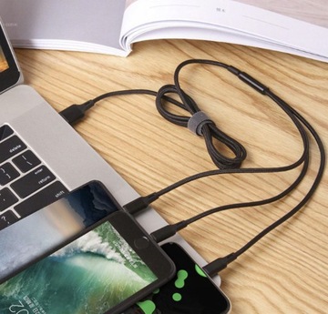 Кабель Кабель для зарядки USB — USB тип C / microUSB / кабель Lightning