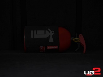 Автомобильный огнетушитель + держатель на липучке UG2 REFLECTIVE