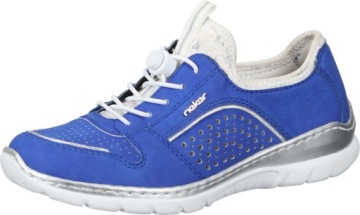 ТУФЛИ RIEKER 940357-51 СИНИЕ ЖЕНСКИЕ ТУФЛИ