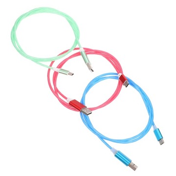 KABLE DO ŁADOWANIA TYPEC KABEL DO ŁADOWANIA 3 SZT