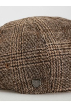 Beret Brixton Brood kaszkiet męski z daszkiem czapka brązowy wzorzysty r. M