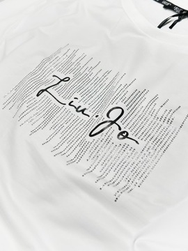 Bluza damska LIU JO biała z logo - L
