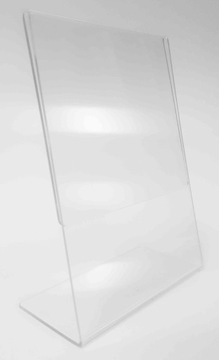 Stojak Plexi menu ulotka TYP L A6 PIONOWY