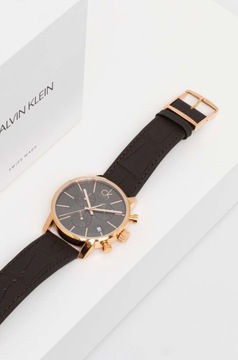 Calvin Klein zegarek męski kolor czarny K2G276G3
