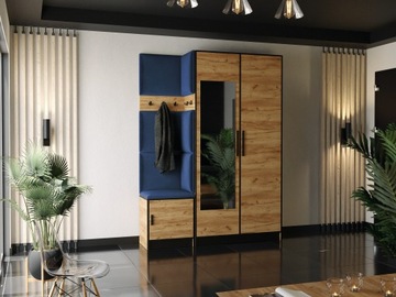 2BILL 1D гардероб, сиденье, мягкие панели, гардероб, тумба для обуви