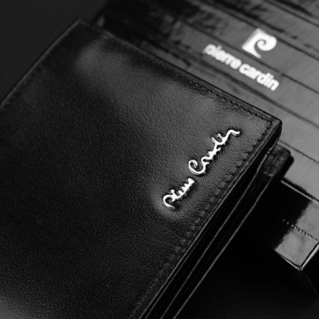 ОРИГИНАЛЬНЫЙ КОШЕЛЕК PIERRE CARDIN, КОЖА ПРЕМИУМ