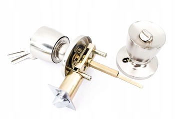 ДВЕРНАЯ РУЧКА С ЗАМКОМ CHROME KING KEY LOCK