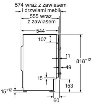 Встраиваемая стиральная машина Bosch WIW28542EU.
