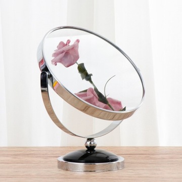 Большое двустороннее зеркало для макияжа с увеличением на 360 градусов.