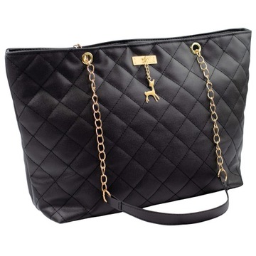 TORBA miejska torebka na ramię SHOPPER damska duża