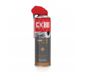 CX80 SMAR DO LIN I KÓŁ ZĘBATYCH DUO SPRAY 500ML