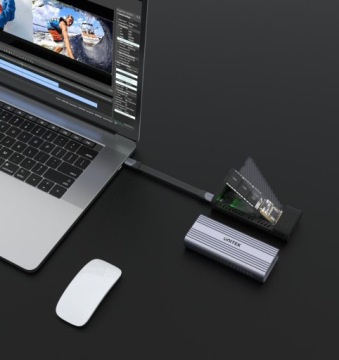 Unitek S1226A M.2 SSD-корпус PCIe/NVMe 40 Гбит/с USB4 Thunderbolt 3/4