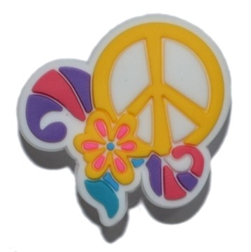 Różne - Przypinka do butów - Peace - 5610