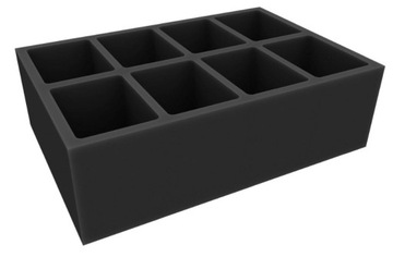 Полноразмерный пенопласт с 8 вырезами 115x85 мм.