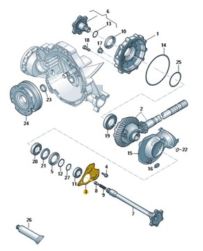 ASO VW PLECH KRYT PŘEVODOVKY ŘAZENÍ AUDI 0B4409175E