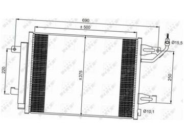 CHLADIČ KLIMATIZACE MITSUBISHI