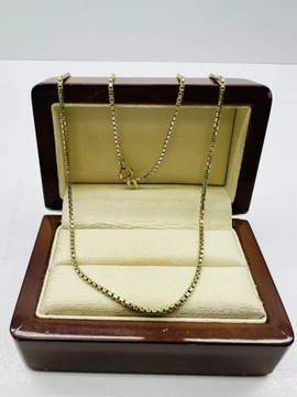 ZŁOTY ŁAŃCUSZEK 6.10/585 DŁUGOŚĆ 44 CM OPIS !!!