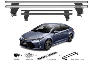 Bagażnik dachowy aluminiowy TOYOTA Corolla (E210) Sedan model od 2018>