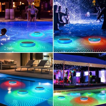 2X СОЛНЕЧНЫЕ ПЛАВАЮЩИЕ СВЕТИЛЬНИКИ ДЛЯ БАССЕЙНА ВОДОНЕПРОНИЦАЕМЫЙ СВЕТОДИОДНЫЙ СВЕТ ДЛЯ ПРУДА